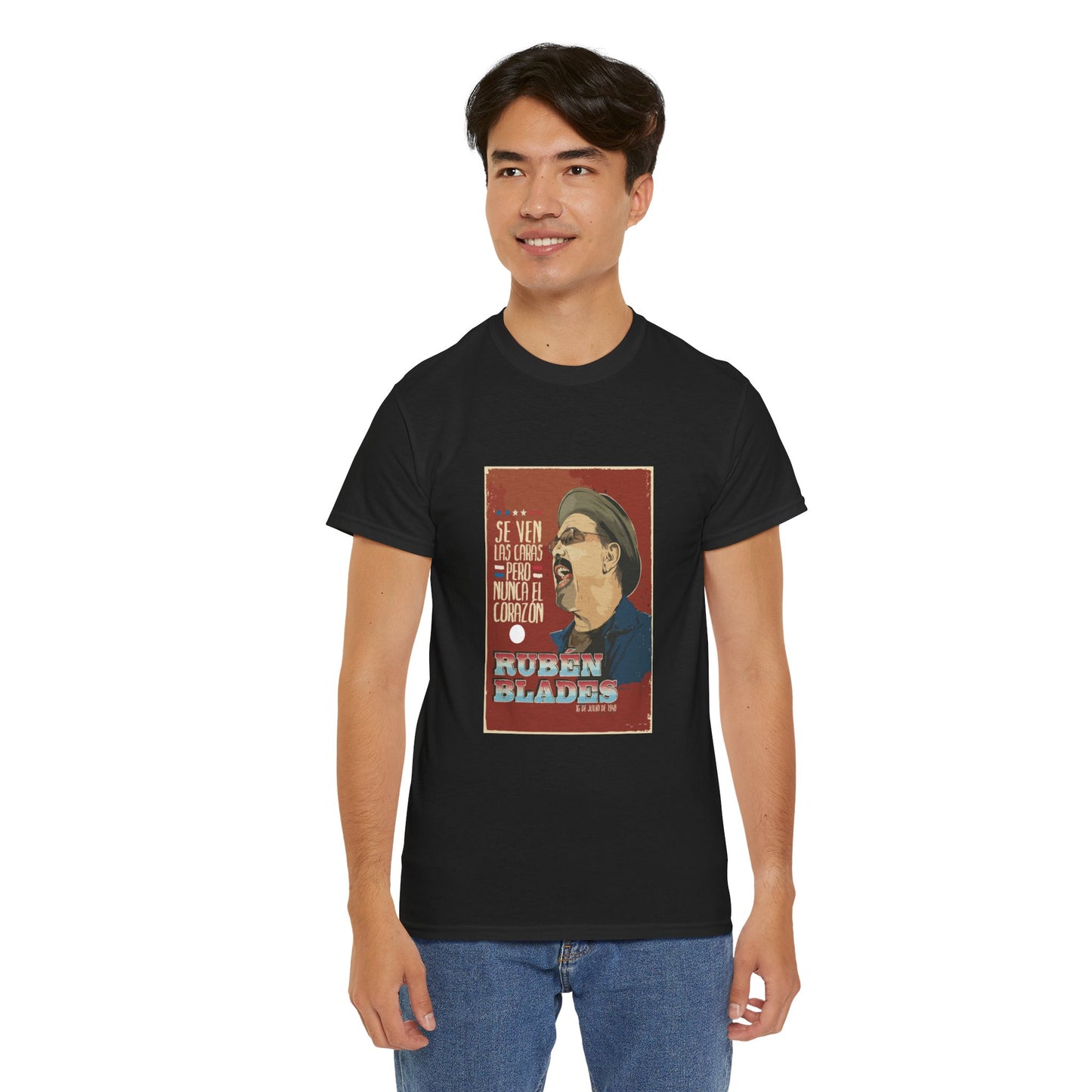 T-Shirt Rubén Blades Tribute to Salsa Poet and Musical Legacy