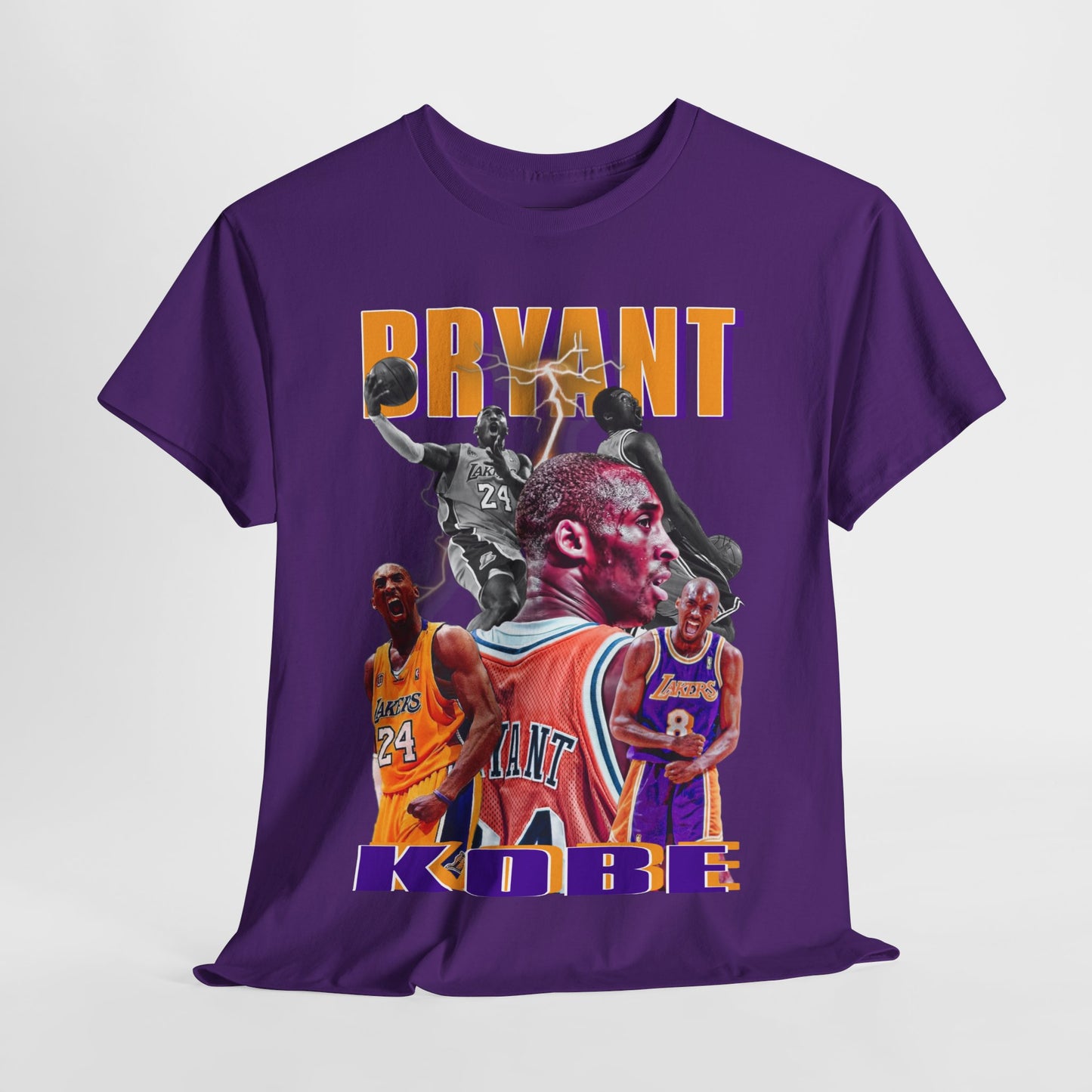 Kobe Bryant Tribute Unisex Heavy Cotton Tee - Perfect for Sports Fans, Athletes, NBA Lovers, Gift, Memorial