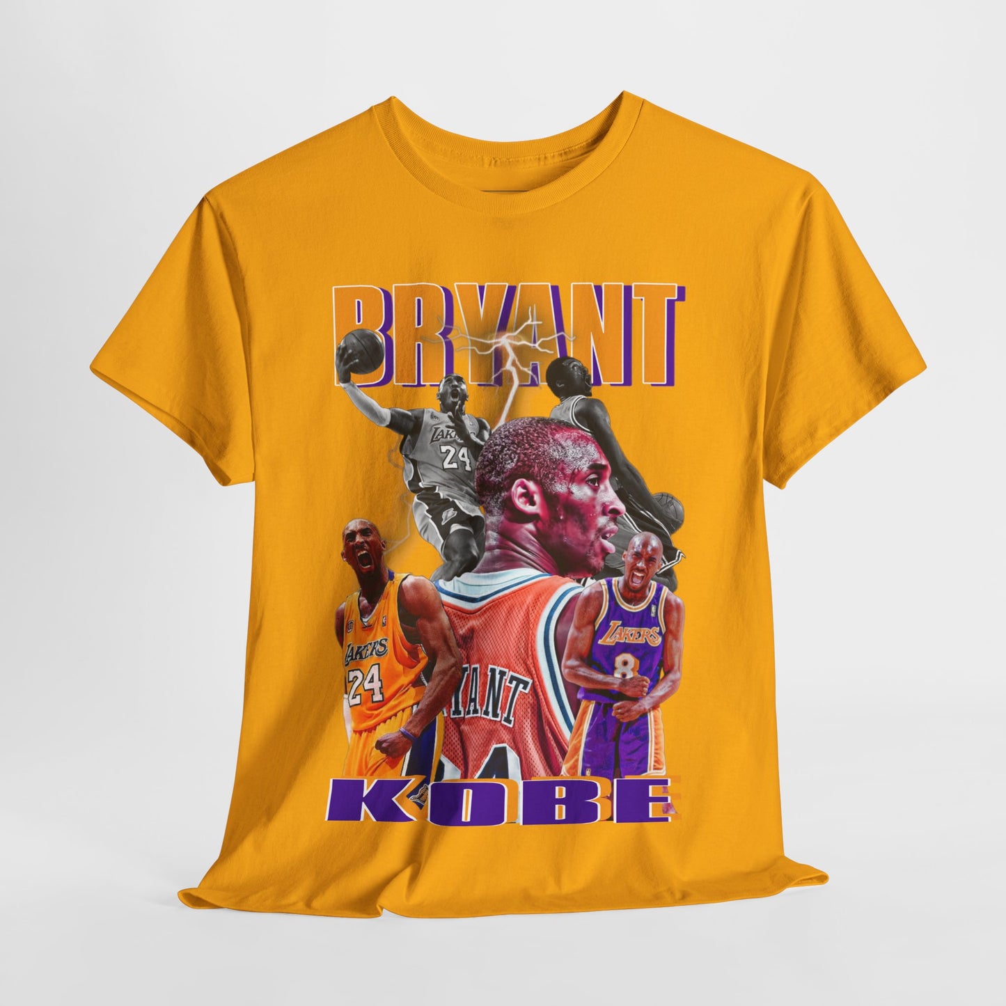 Kobe Bryant Tribute Unisex Heavy Cotton Tee - Perfect for Sports Fans, Athletes, NBA Lovers, Gift, Memorial