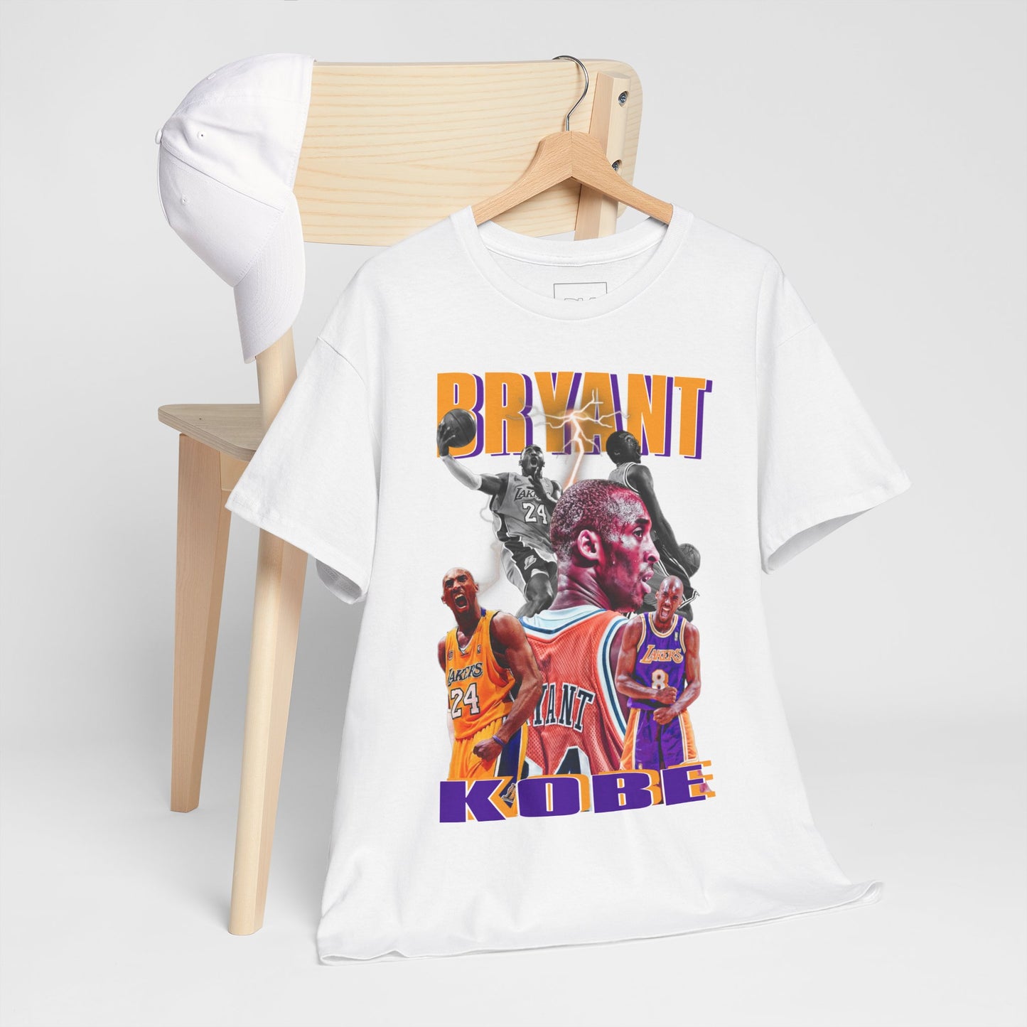 Kobe Bryant Tribute Unisex Heavy Cotton Tee - Perfect for Sports Fans, Athletes, NBA Lovers, Gift, Memorial