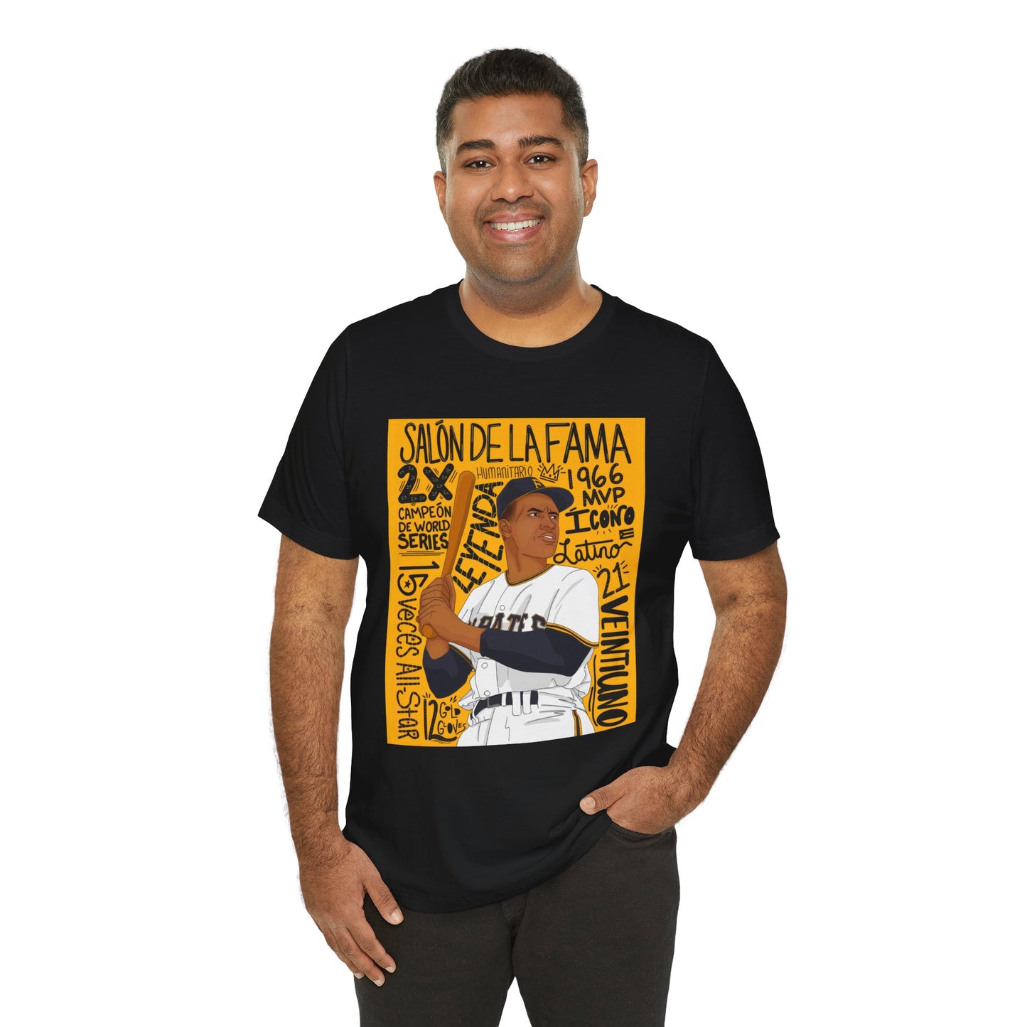 Roberto Clemente Hall of Fame Camiseta Tee