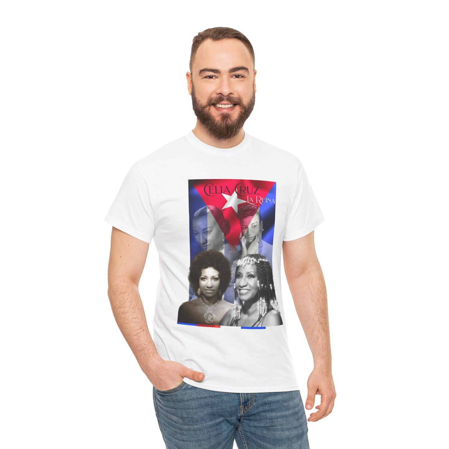 Celia Cruz Unisex Tee Shirt, Latin Music Fan T-Shirt, Salsa Singer Camiseta, Music Lover Gift, Cuban Artist Clothing, Retro Vintage Apparel
