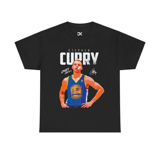 Stephen Curry Fan Tee, Unisex Heavy Cotton Tee for Basketball Lovers, Gifts for Sports Fans, Athlete Apparel, Casual Wear