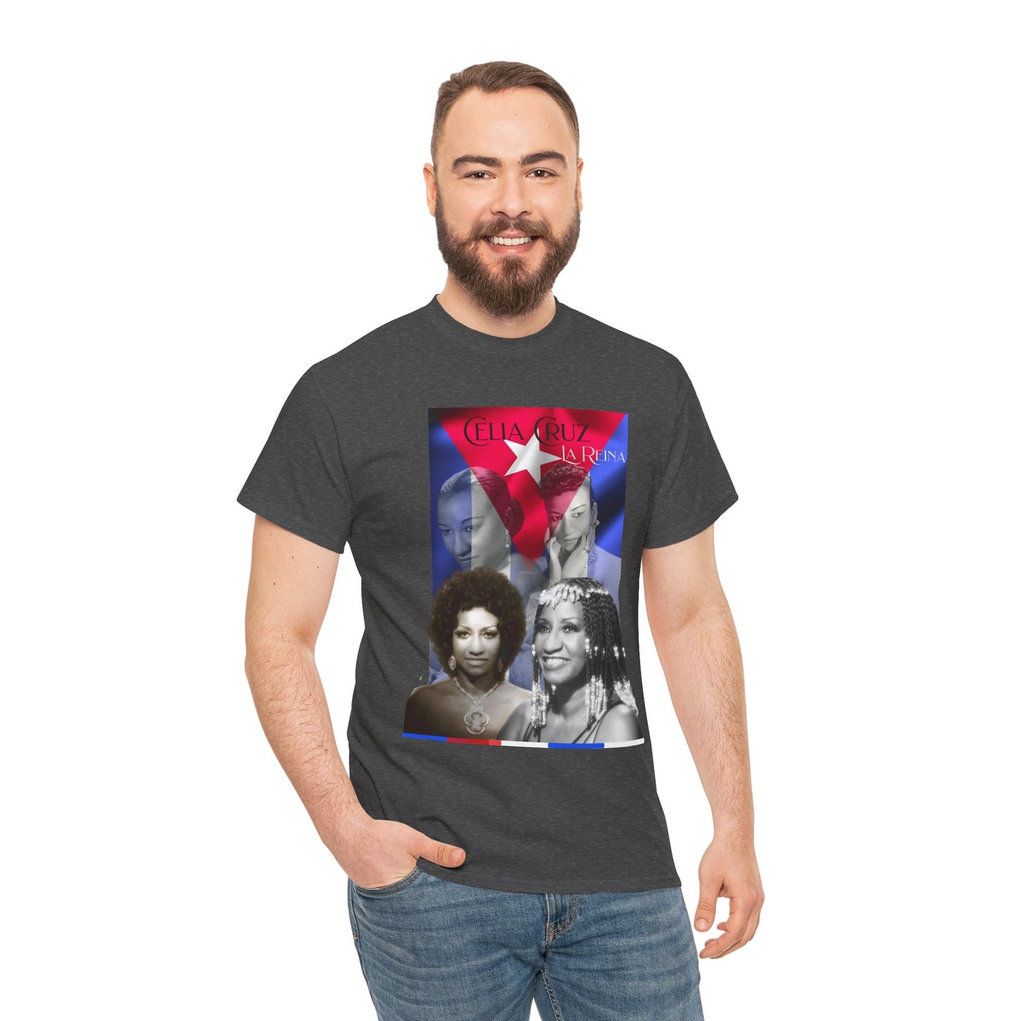 Celia Cruz Unisex Tee Shirt, Latin Music Fan T-Shirt, Salsa Singer Camiseta, Music Lover Gift, Cuban Artist Clothing, Retro Vintage Apparel