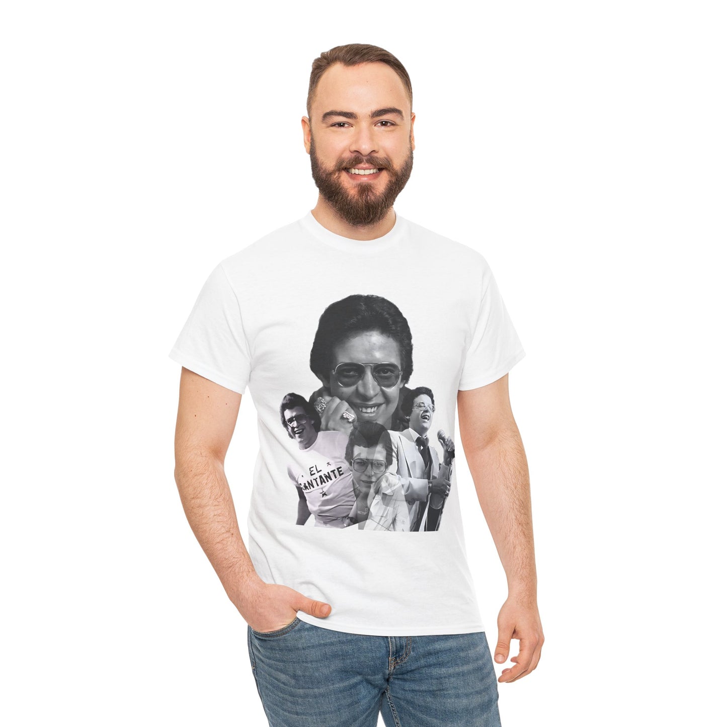Hector Lavoe T-Shirt, Salsa Music Camiseta, Unisex Shirt, Latin Music Fan Top, Hector Lavoe Gift, Heavy Cotton Tee