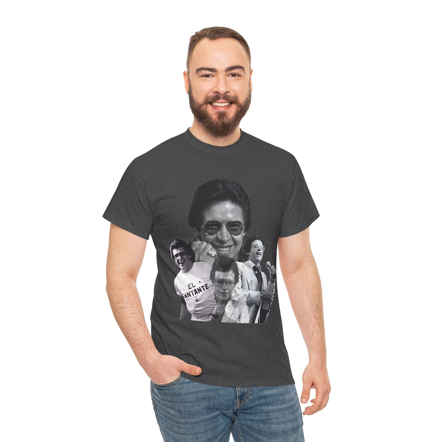 Hector Lavoe T-Shirt, Salsa Music Camiseta, Unisex Shirt, Latin Music Fan Top, Hector Lavoe Gift, Heavy Cotton Tee