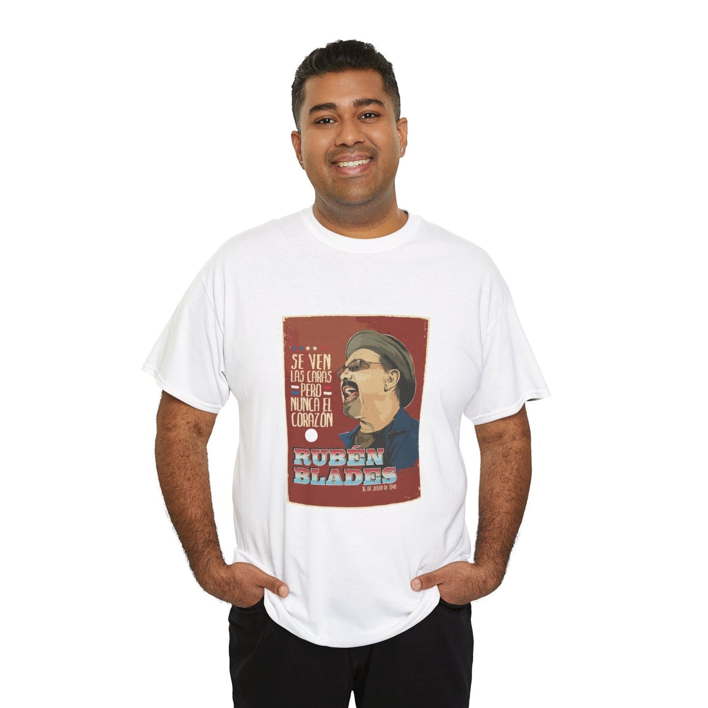 T-Shirt Rubén Blades Tribute to Salsa Poet and Musical Legacy