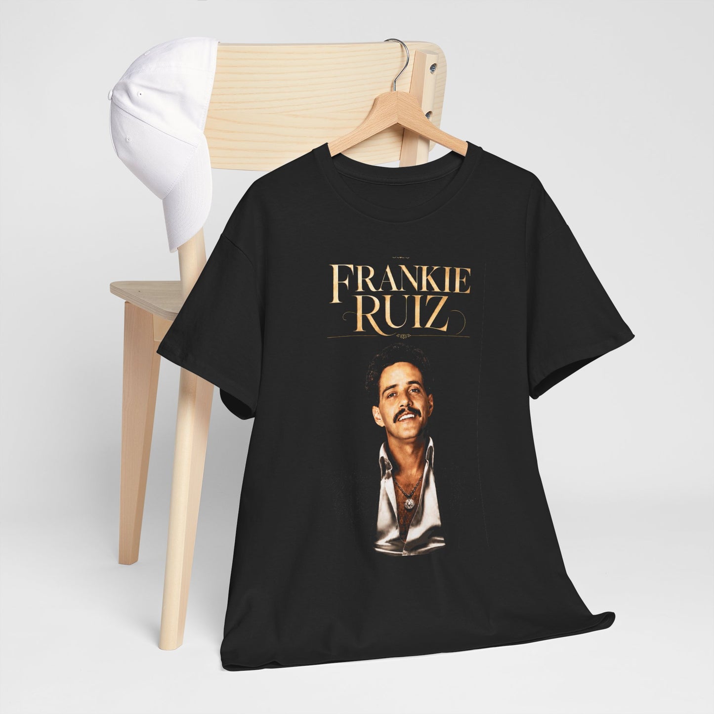 Frankie Ruiz Portrait T-Shirt | Salsa Legend Tee, Vintage Music Shirt