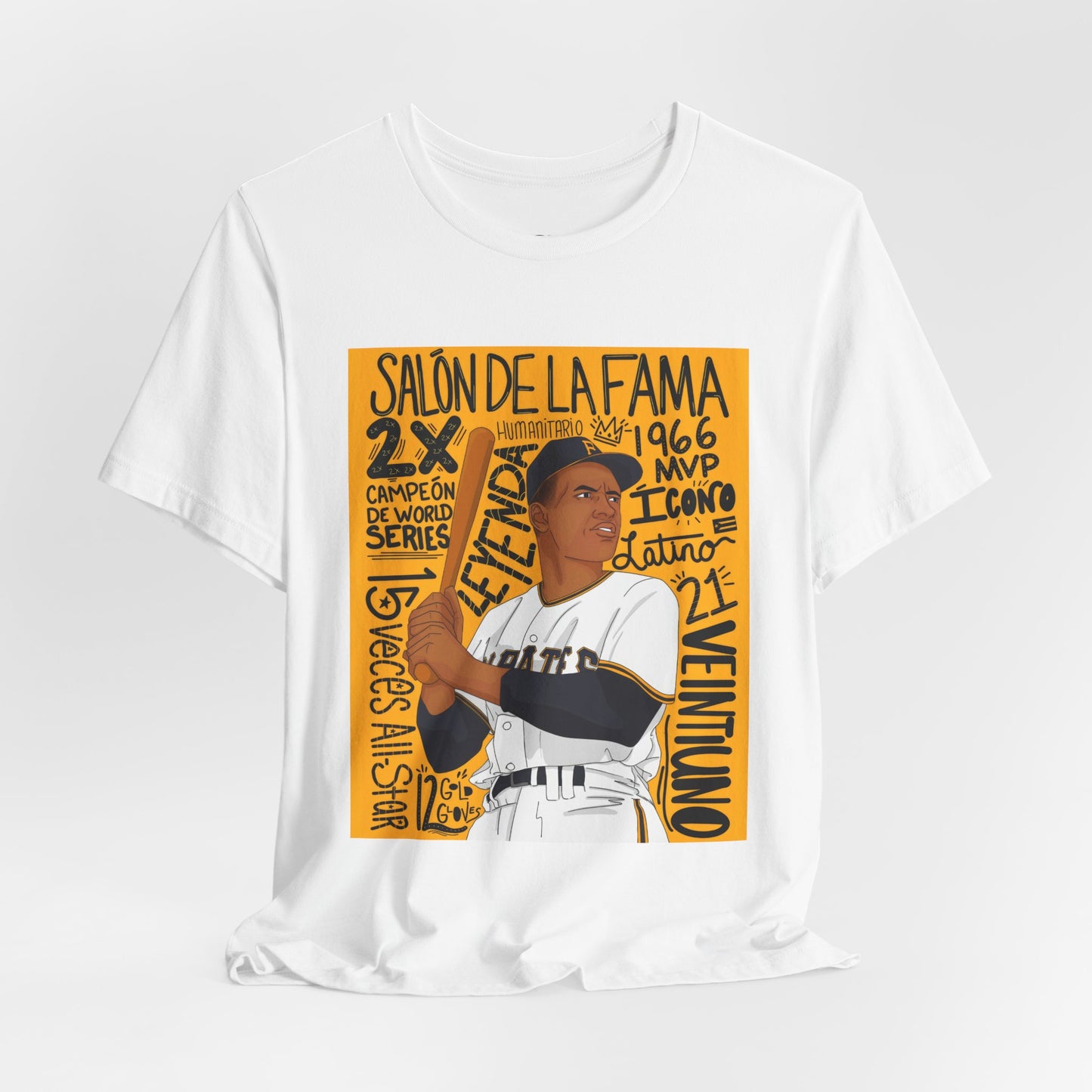 Roberto Clemente Hall of Fame Camiseta Tee