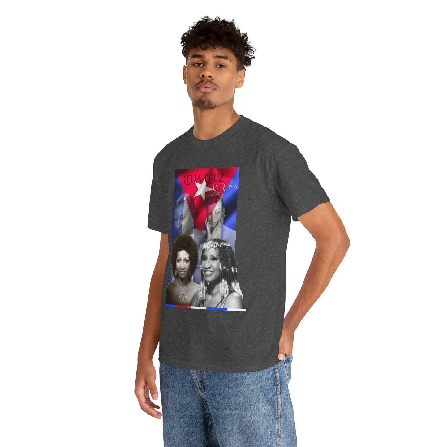 Celia Cruz Unisex Tee Shirt, Latin Music Fan T-Shirt, Salsa Singer Camiseta, Music Lover Gift, Cuban Artist Clothing, Retro Vintage Apparel