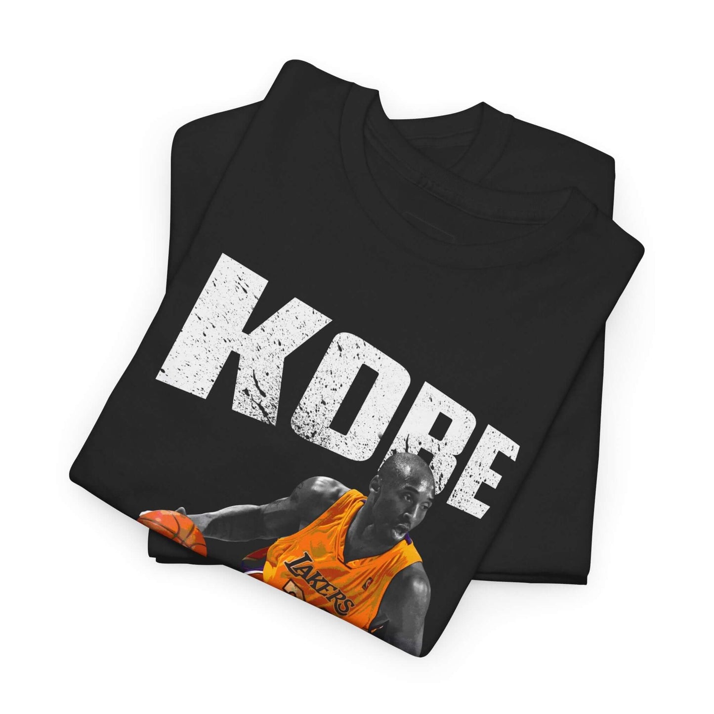 Kobe Bryant Unisex Heavy Cotton Tee, Basketball Lover Gift, Sports Fan Apparel, Team Spirit Shirt, Casual Streetwear