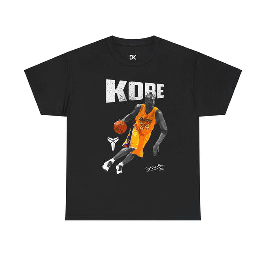 Kobe Bryant Unisex Heavy Cotton Tee, Basketball Lover Gift, Sports Fan Apparel, Team Spirit Shirt, Casual Streetwear