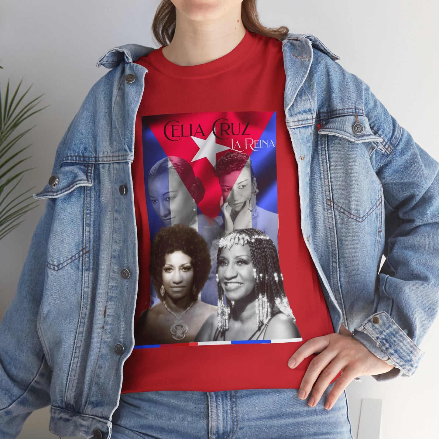 Celia Cruz Unisex Tee Shirt, Latin Music Fan T-Shirt, Salsa Singer Camiseta, Music Lover Gift, Cuban Artist Clothing, Retro Vintage Apparel