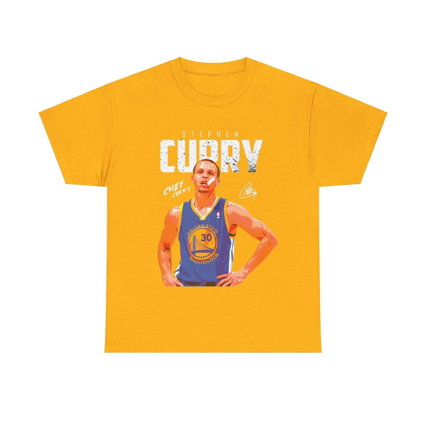 Stephen Curry Fan Tee, Unisex Heavy Cotton Tee for Basketball Lovers, Gifts for Sports Fans, Athlete Apparel, Casual Wear