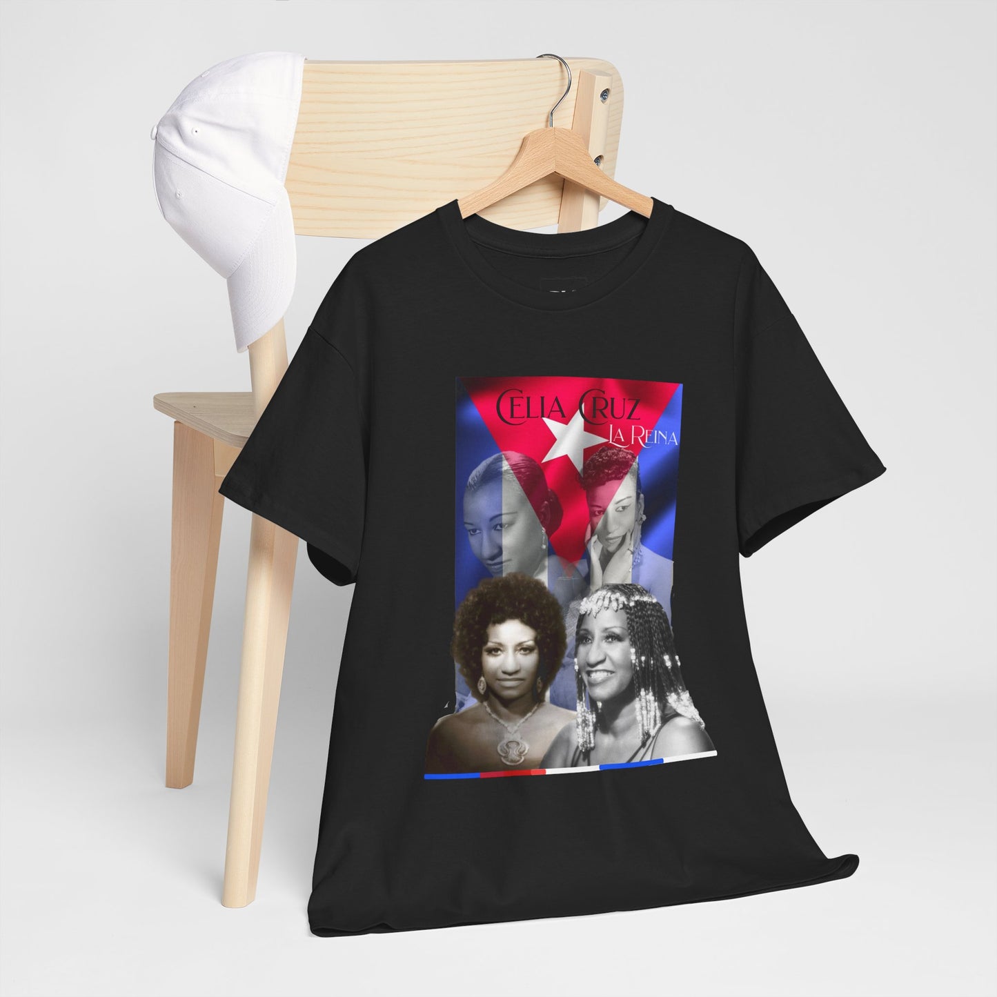 Celia Cruz Unisex Tee Shirt, Latin Music Fan T-Shirt, Salsa Singer Camiseta, Music Lover Gift, Cuban Artist Clothing, Retro Vintage Apparel