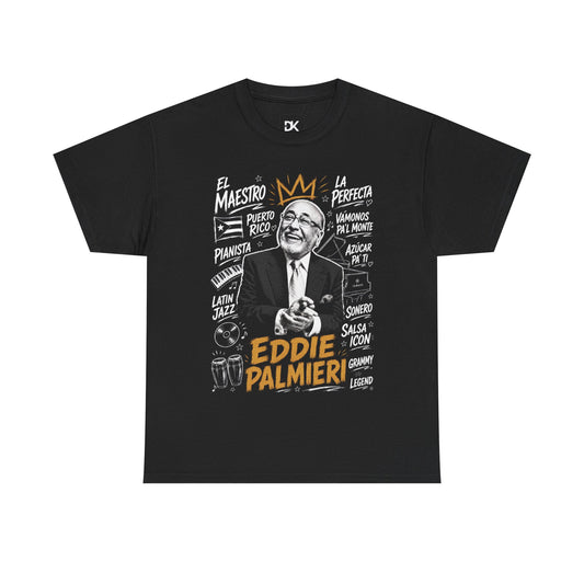 Eddie Palmieri portrait Tee | Latin Jazz, Pianist, Salsa Legend