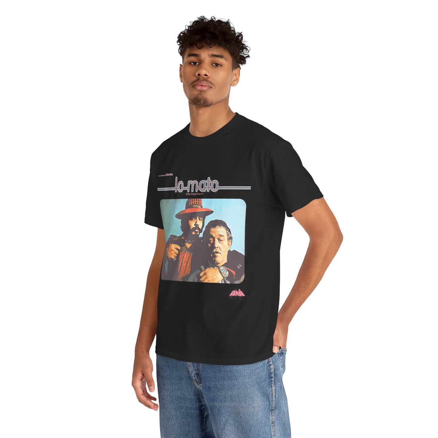 Willie y hector Salsa Graphic Tee | Vintage Crime Movie Poster T-Shirt