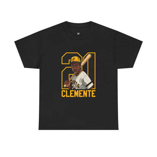 T Shirt Roberto Clemente 21- Legado de una leyenda de la MLB
