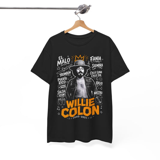 Willie Colón Tribute Tee | Salsa Legend Graphic T-Shirt
