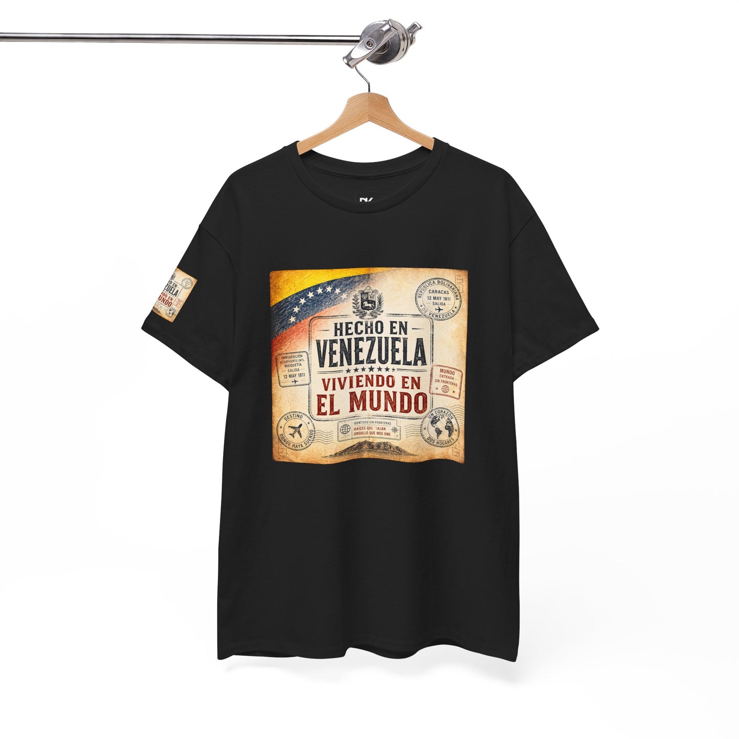 Hecho en Venezuela Vivendo en el Mundo T-Shirt | Venezuelan Pride Tee