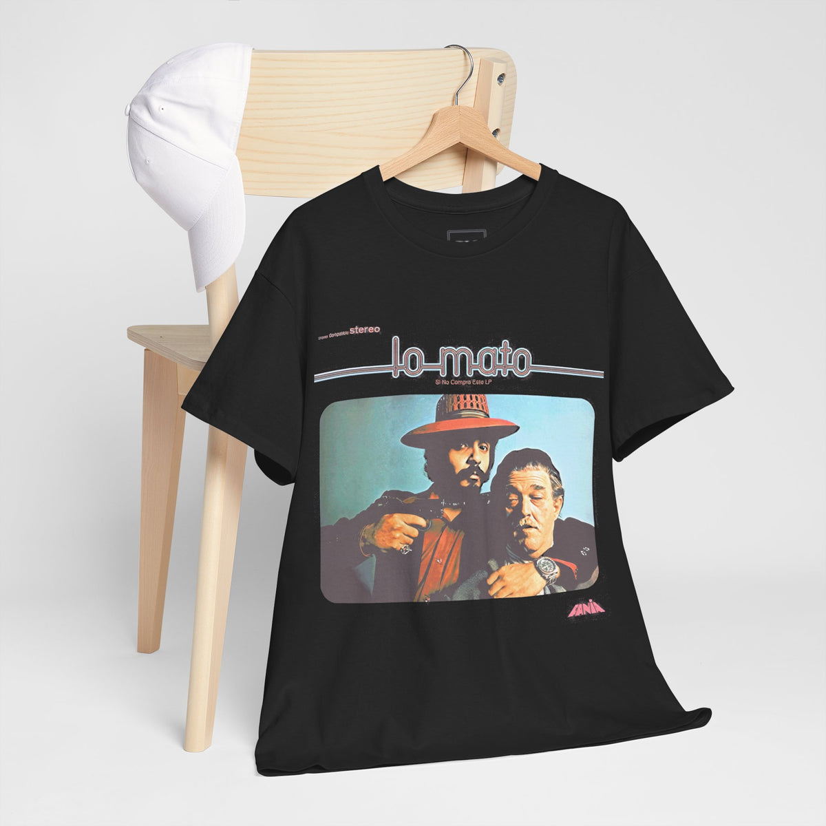 Willie y hector Salsa Graphic Tee | Vintage Crime Movie Poster T-Shirt