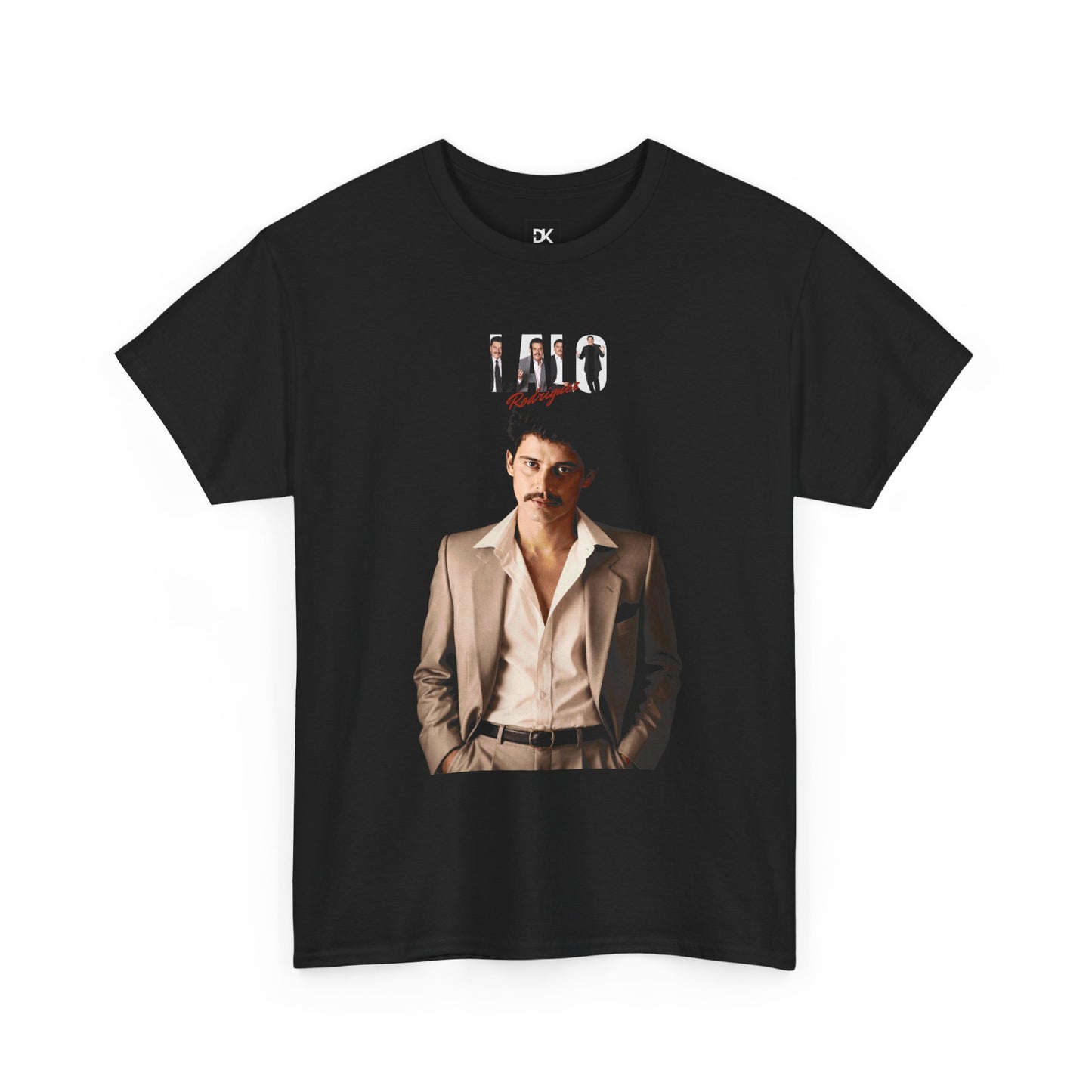 Lalo Retro  Portrait Tee | Vintage Suit Photo, 1980s Style