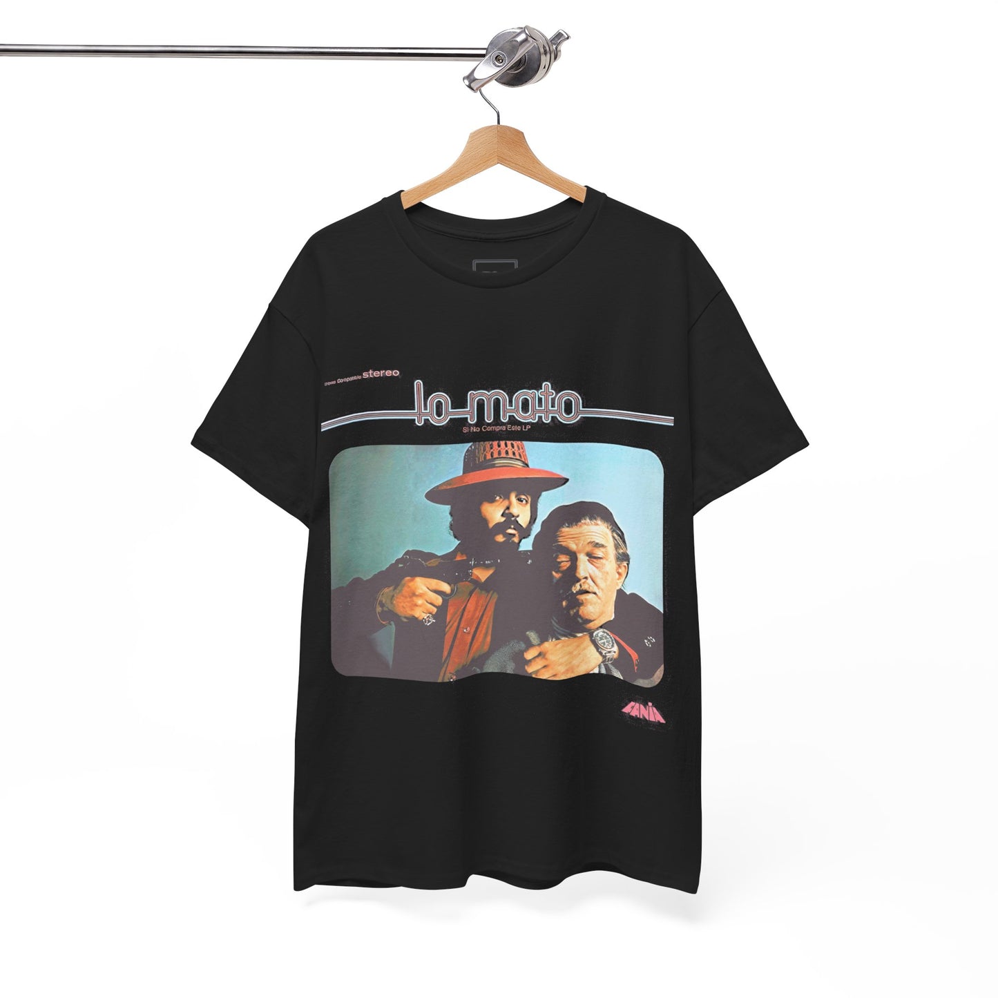 Willie y hector Salsa Graphic Tee | Vintage Crime Movie Poster T-Shirt