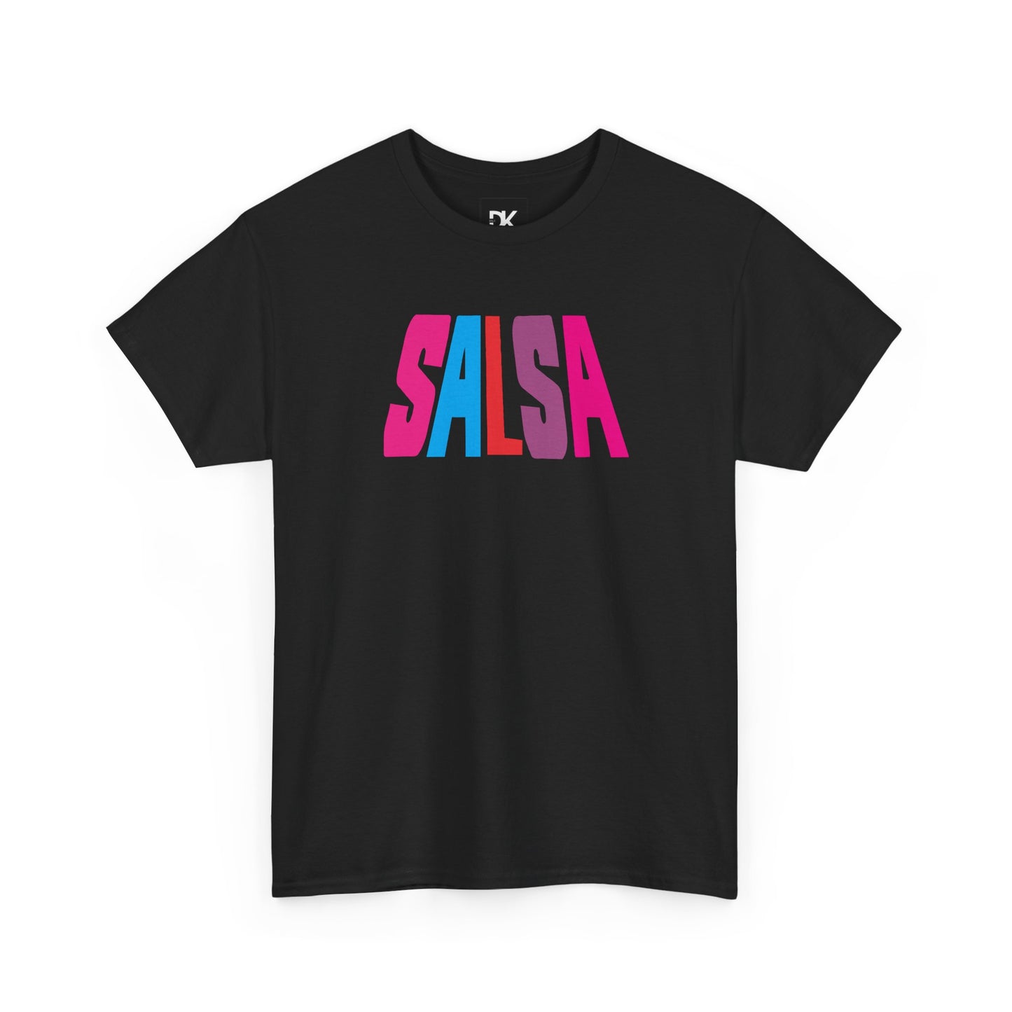 Salsa Bold Colorblock Tee — Retro Dance Shirt