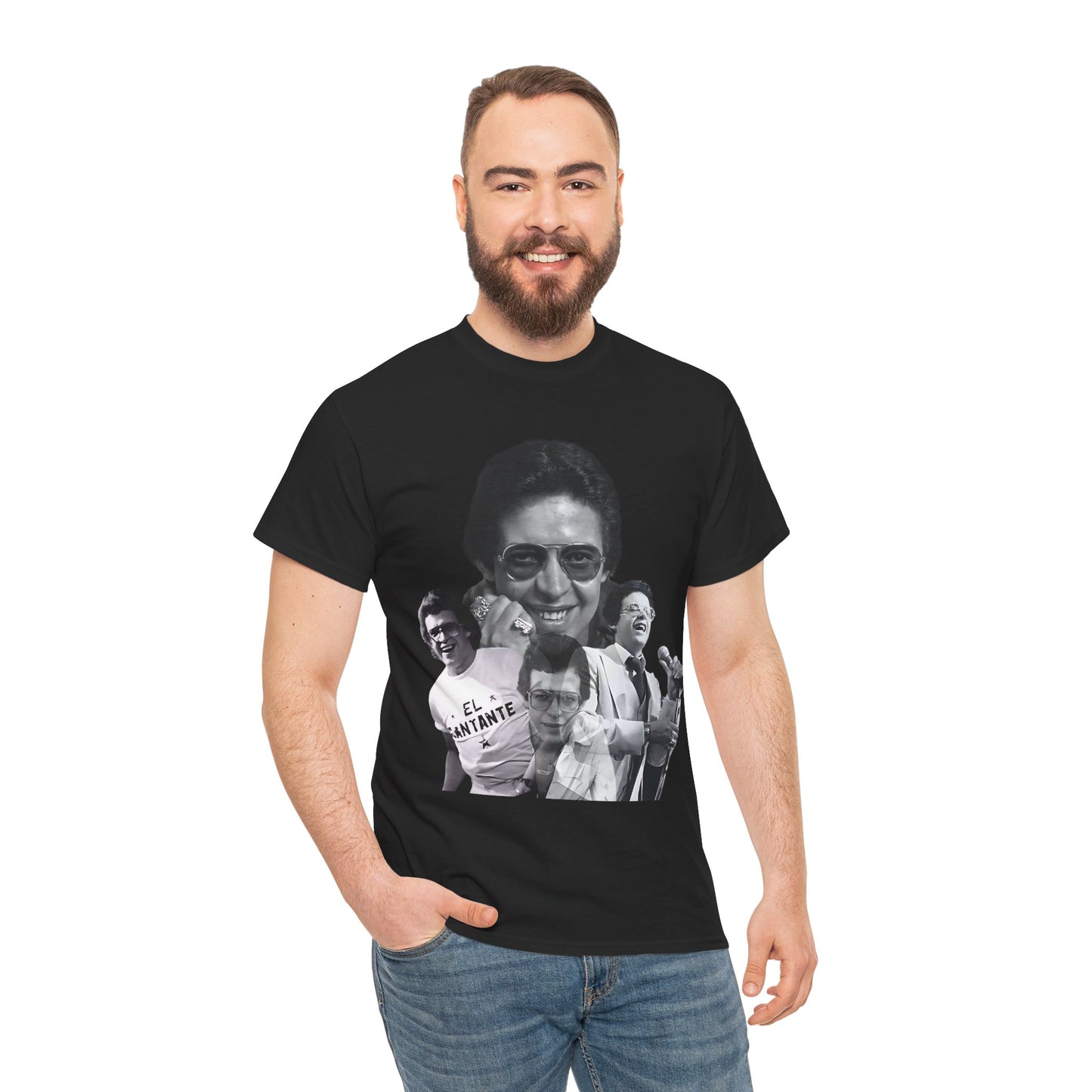 Hector Lavoe T-Shirt, Salsa Music Camiseta, Unisex Shirt, Latin Music Fan Top, Hector Lavoe Gift, Heavy Cotton Tee