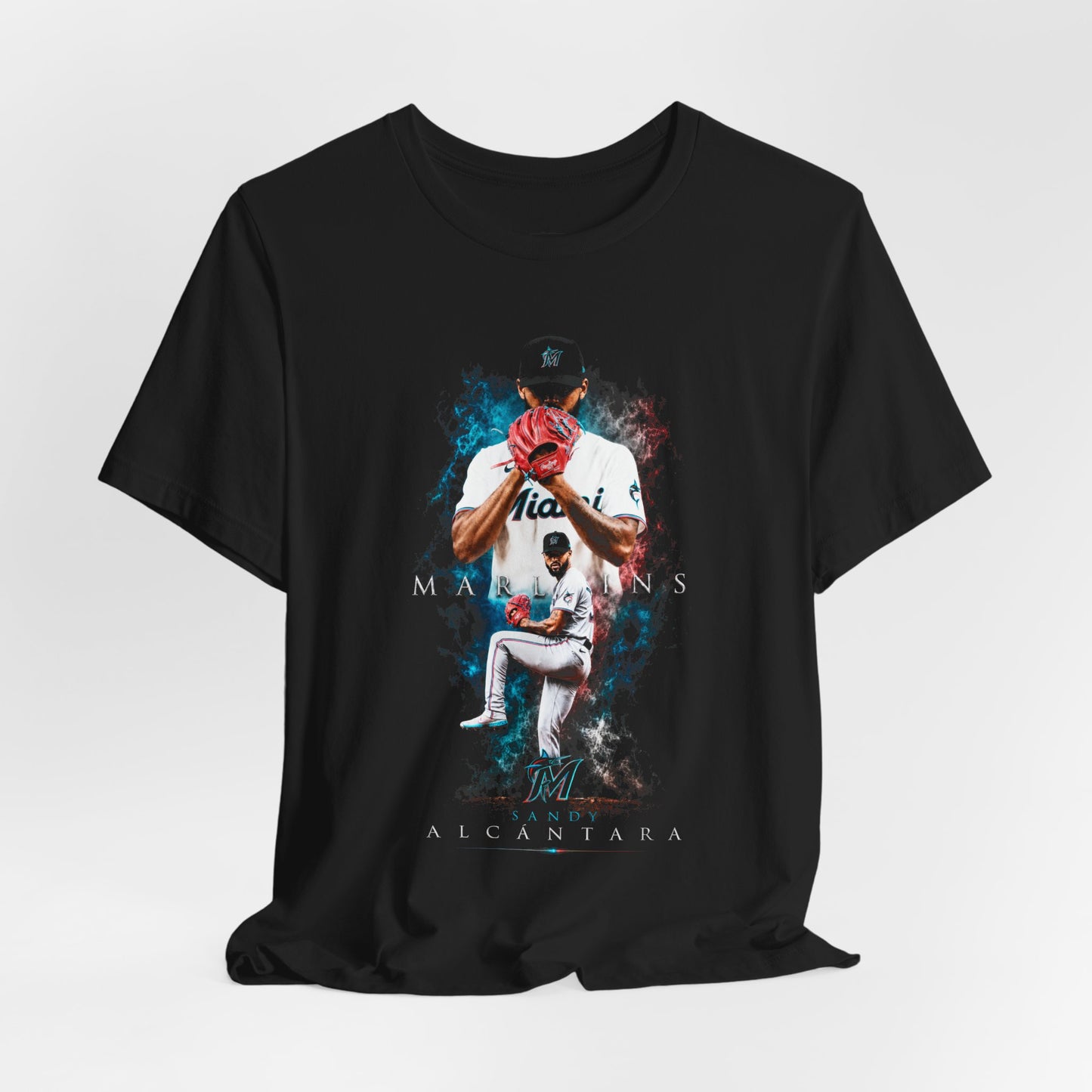 Sandy Alcantara Miami Baseball Fan Art Tee | Venezuelan Baseball Player Graphic Shirt | Miami Baseball Fan Gift