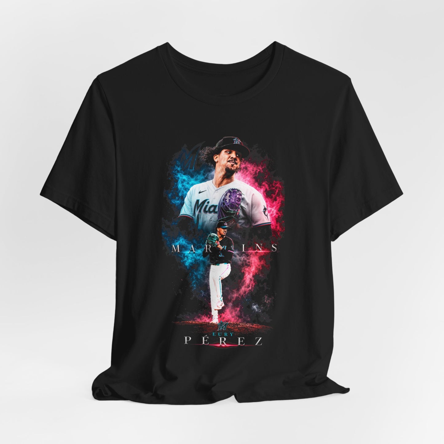 Eusry Perez Miami Baseball Fan Art Tee | Venezuelan Baseball Player Graphic Shirt | Miami Baseball Fan Gift