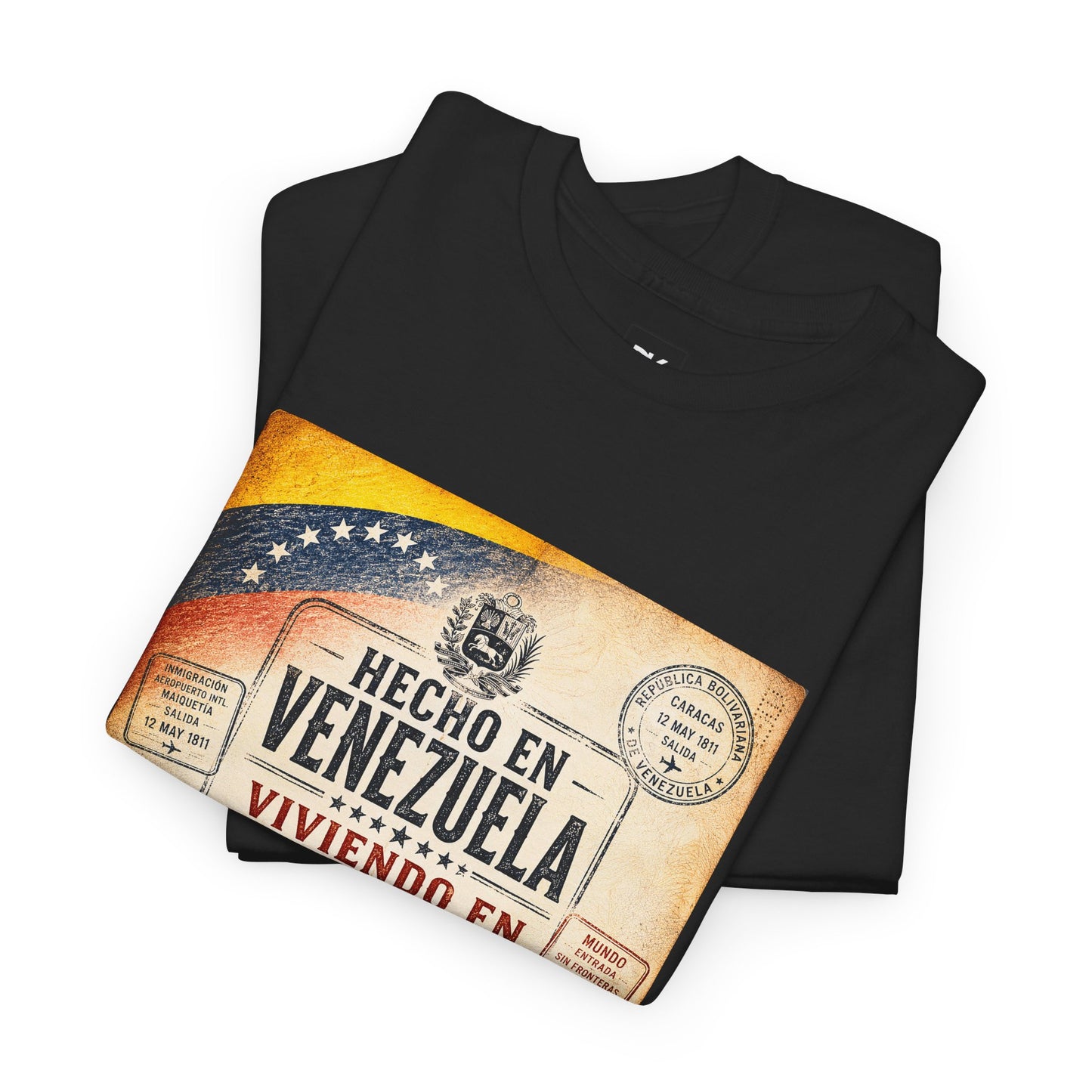 Hecho en Venezuela Vivendo en el Mundo T-Shirt | Venezuelan Pride Tee