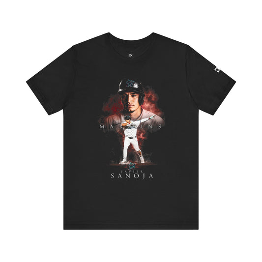 Javier Sanoja Miami Baseball Fan Art Tee | Venezuelan Baseball Player Graphic Shirt | Miami Baseball Fan Gift