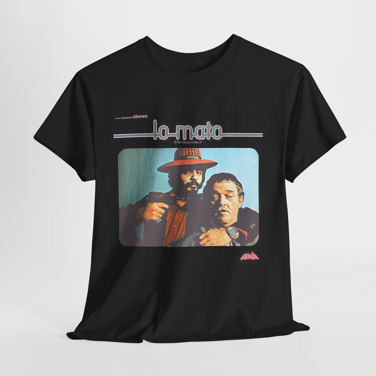Willie y hector Salsa Graphic Tee | Vintage Crime Movie Poster T-Shirt