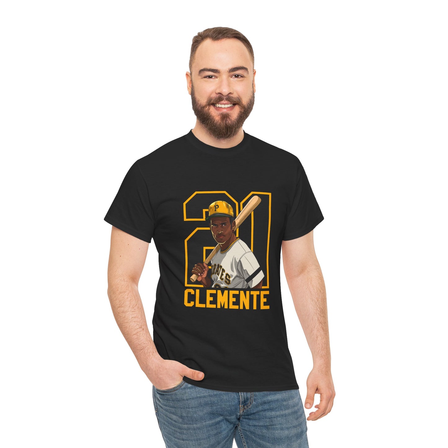 T Shirt Roberto Clemente 21- Legado de una leyenda de la MLB