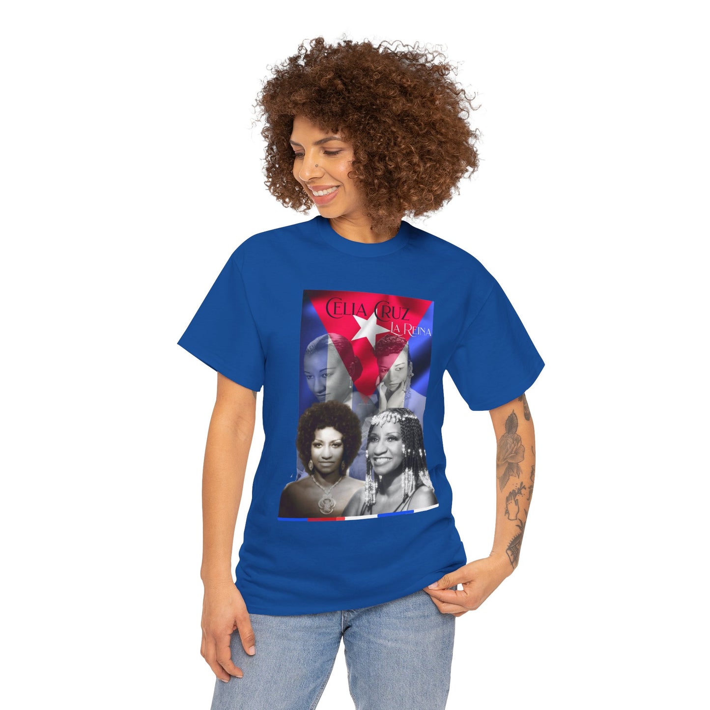 Celia Cruz Unisex Tee Shirt, Latin Music Fan T-Shirt, Salsa Singer Camiseta, Music Lover Gift, Cuban Artist Clothing, Retro Vintage Apparel