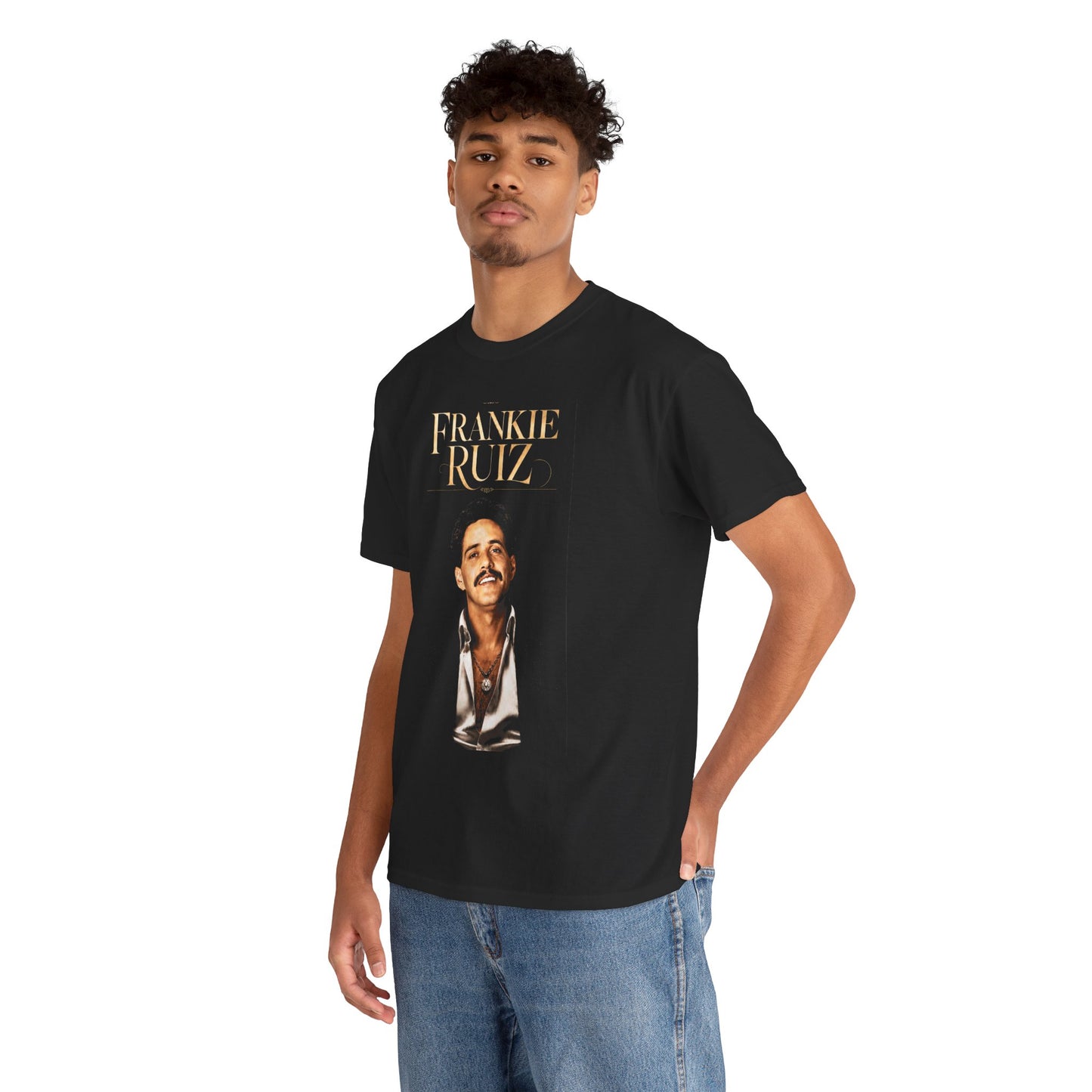 Frankie Ruiz Portrait T-Shirt | Salsa Legend Tee, Vintage Music Shirt