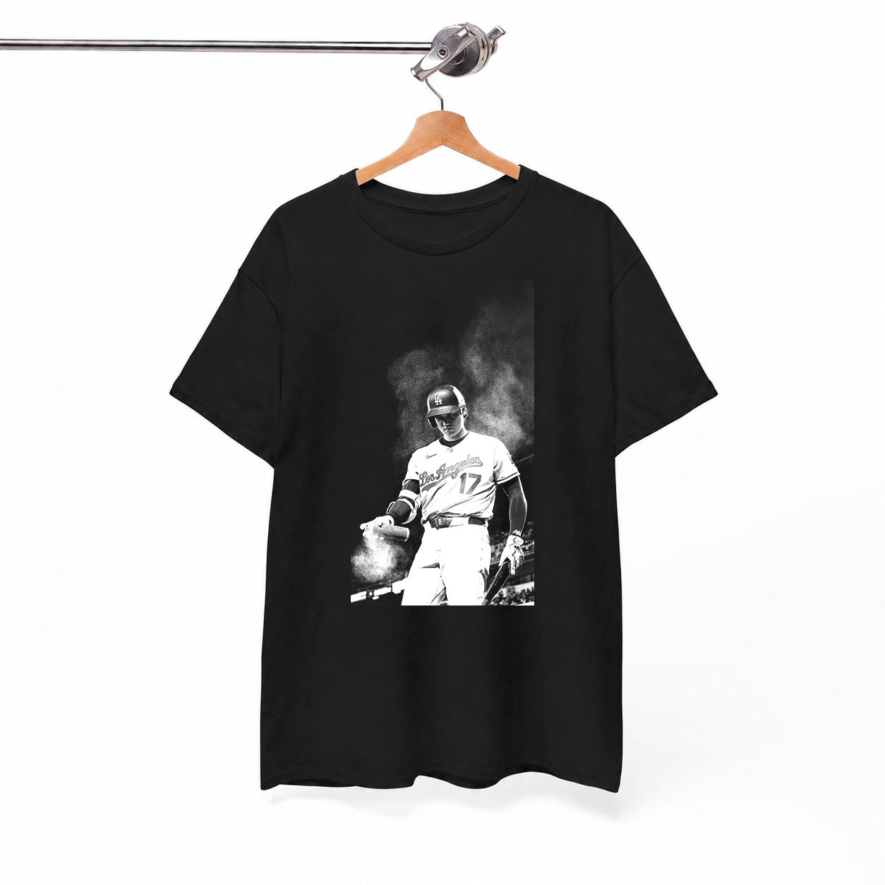 Baseball Player MVP Graphic Tee | Vintage Black & White Sports Shirt