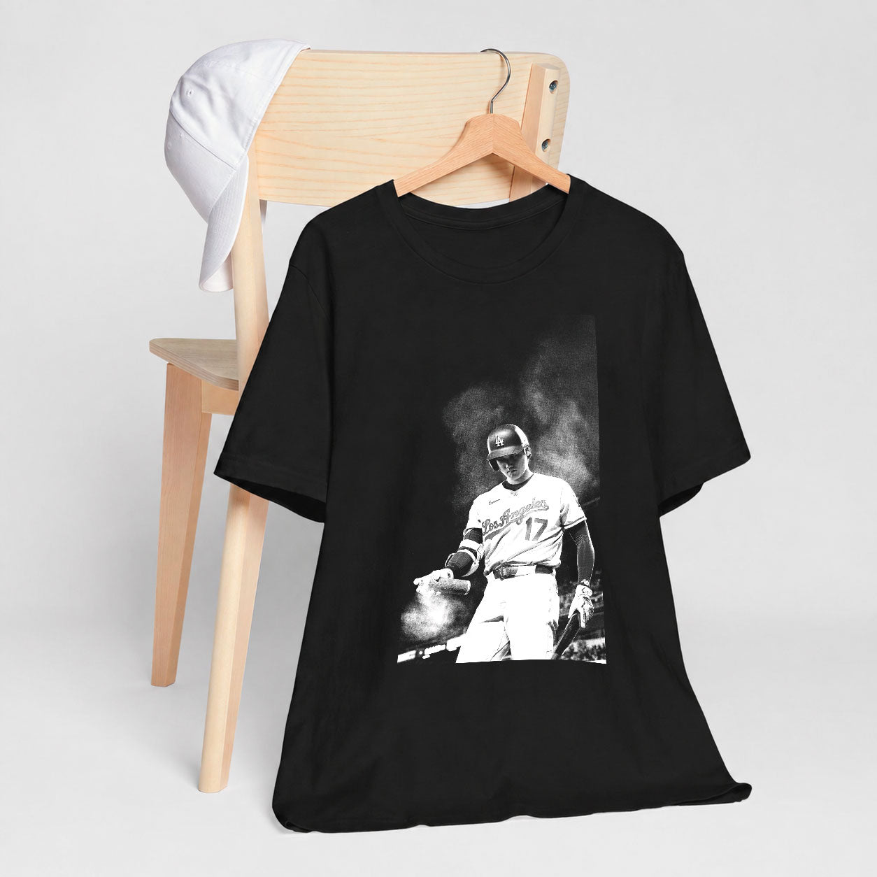 Baseball Player MVP Graphic Tee | Vintage Black & White Sports Shirt