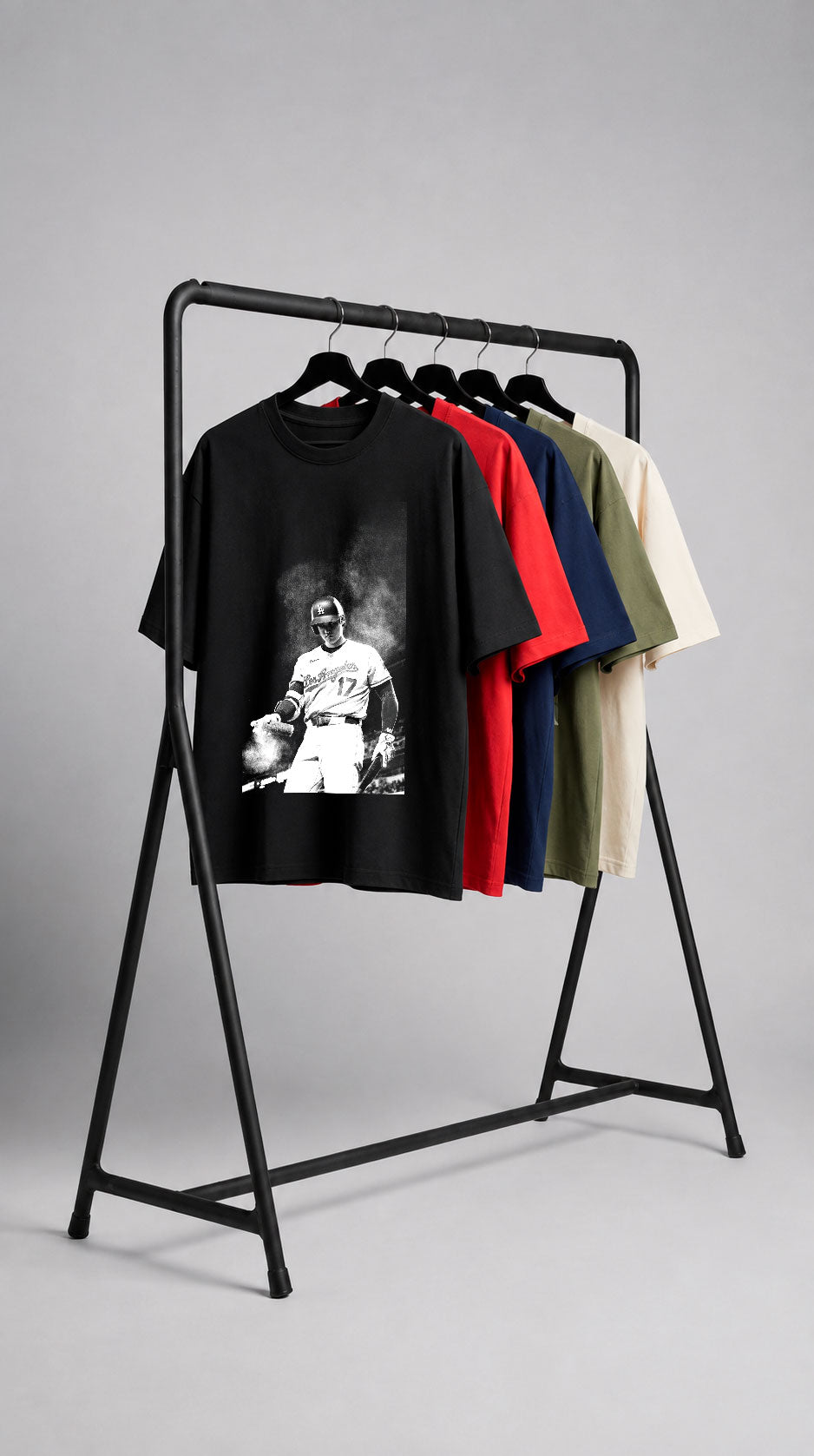 Baseball Player MVP Graphic Tee | Vintage Black & White Sports Shirt