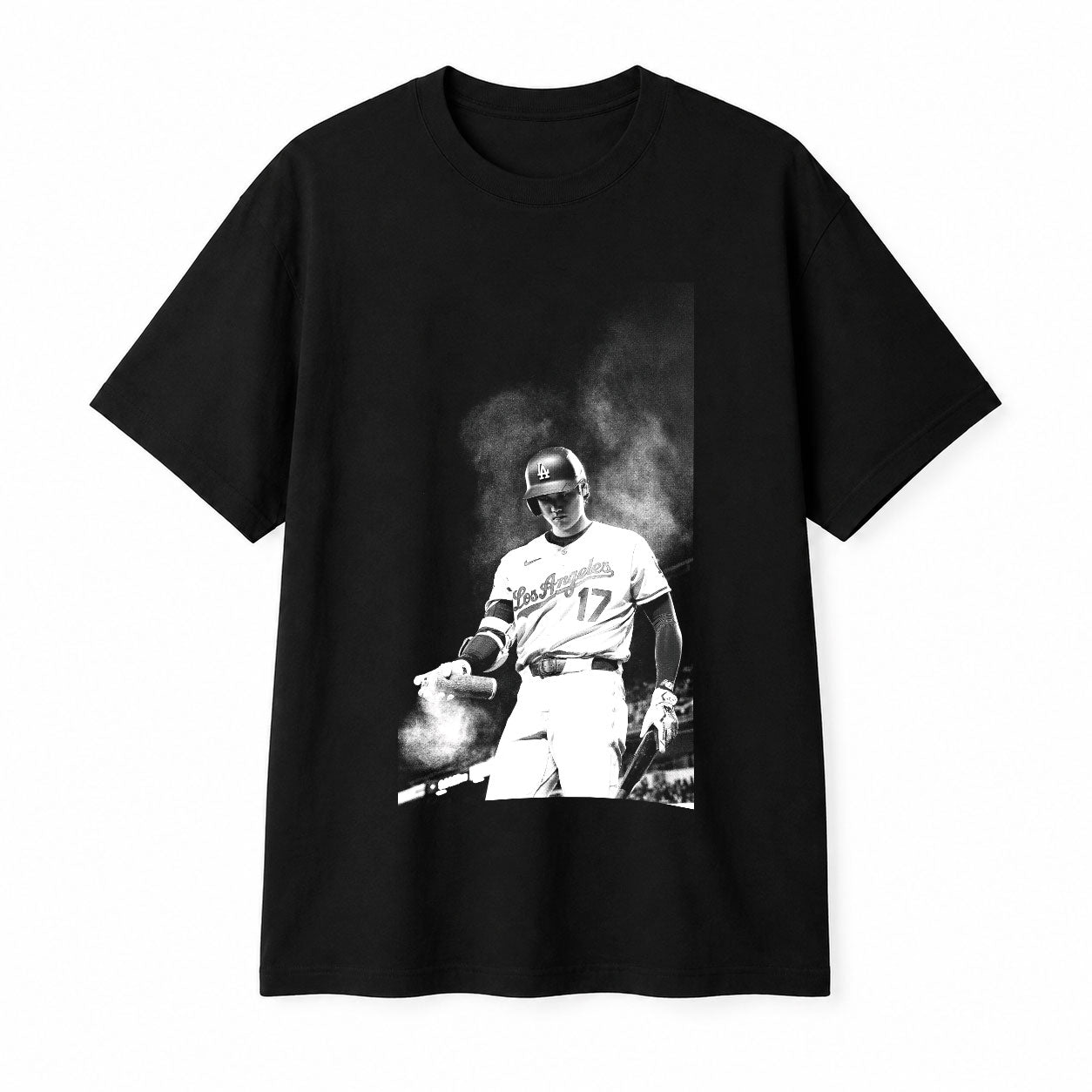 Baseball Player MVP Graphic Tee | Vintage Black & White Sports Shirt