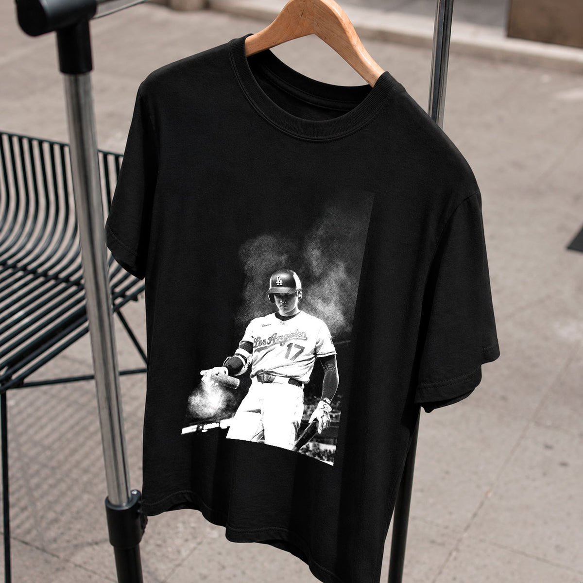 Baseball Player MVP Graphic Tee | Vintage Black & White Sports Shirt