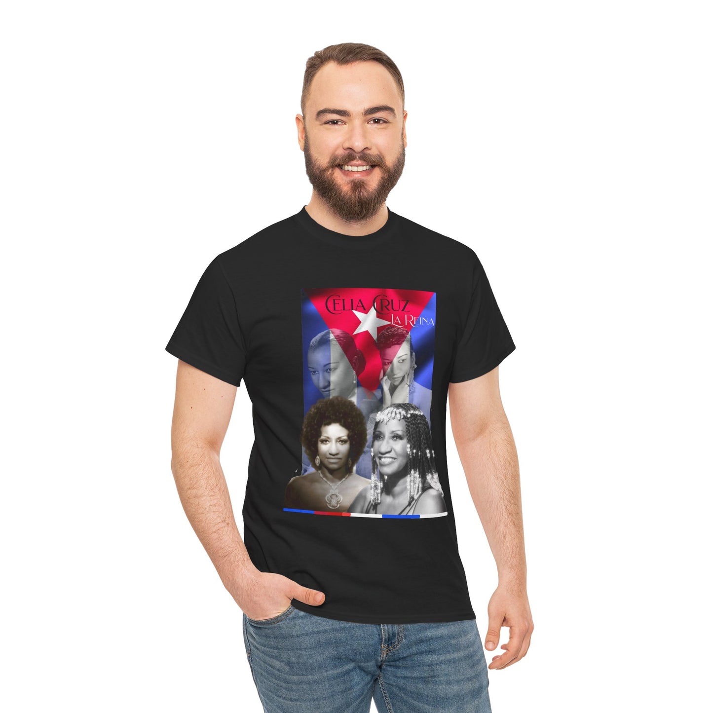 Celia Cruz Unisex Tee Shirt, Latin Music Fan T-Shirt, Salsa Singer Camiseta, Music Lover Gift, Cuban Artist Clothing, Retro Vintage Apparel