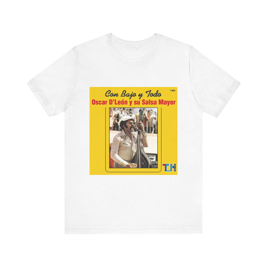 Oscar D'León y su Salsa Mayor album art T-Shirt | Retro Latin Salsa graphic tee