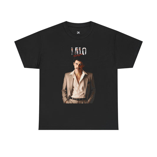 Lalo Retro  Portrait Tee | Vintage Suit Photo, 1980s Style
