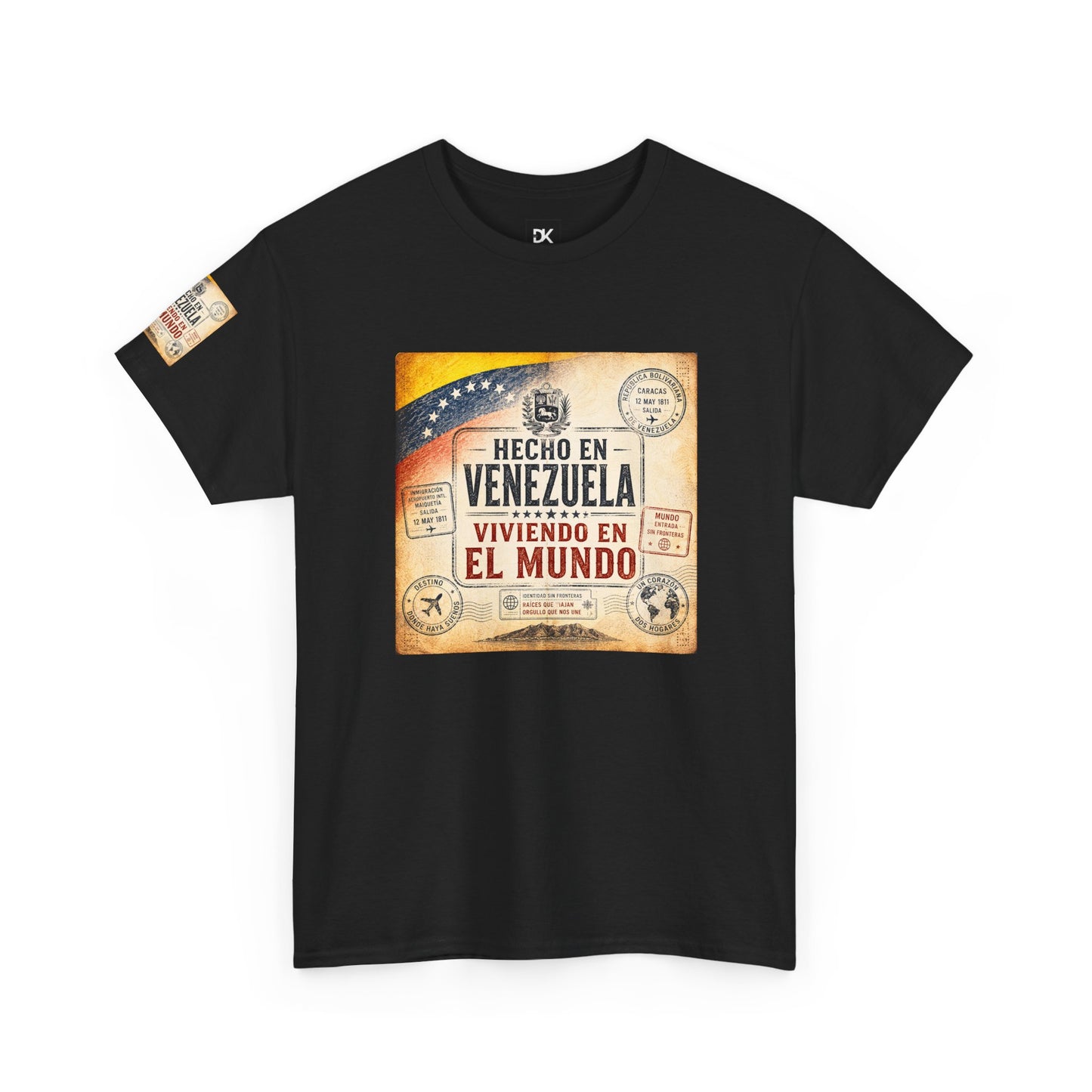 Hecho en Venezuela Vivendo en el Mundo T-Shirt | Venezuelan Pride Tee