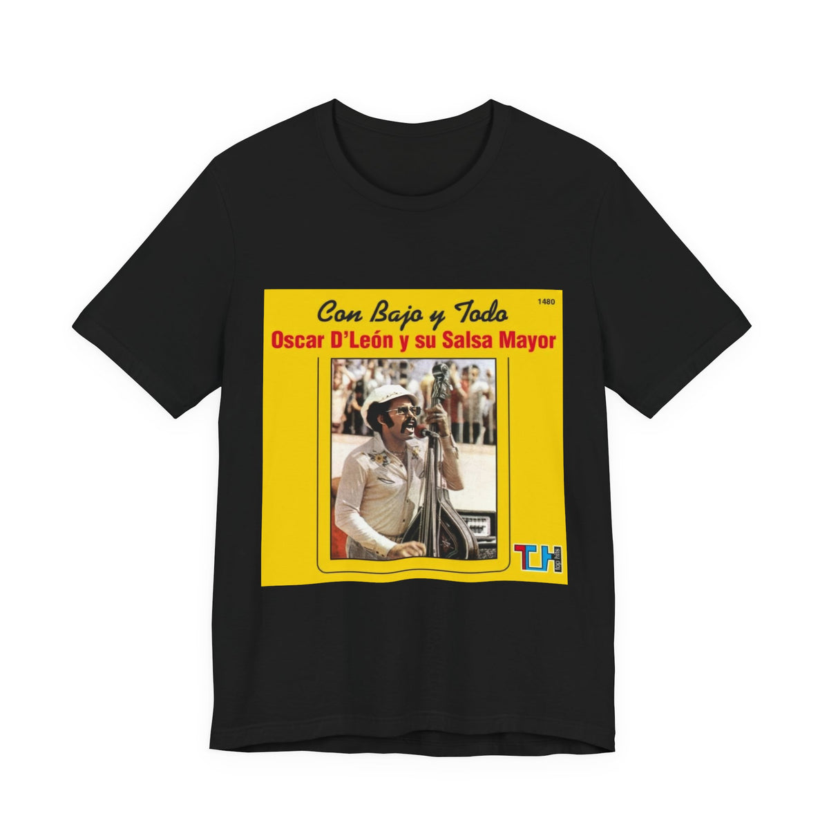 Oscar D'León y su Salsa Mayor album art T-Shirt | Retro Latin Salsa graphic tee