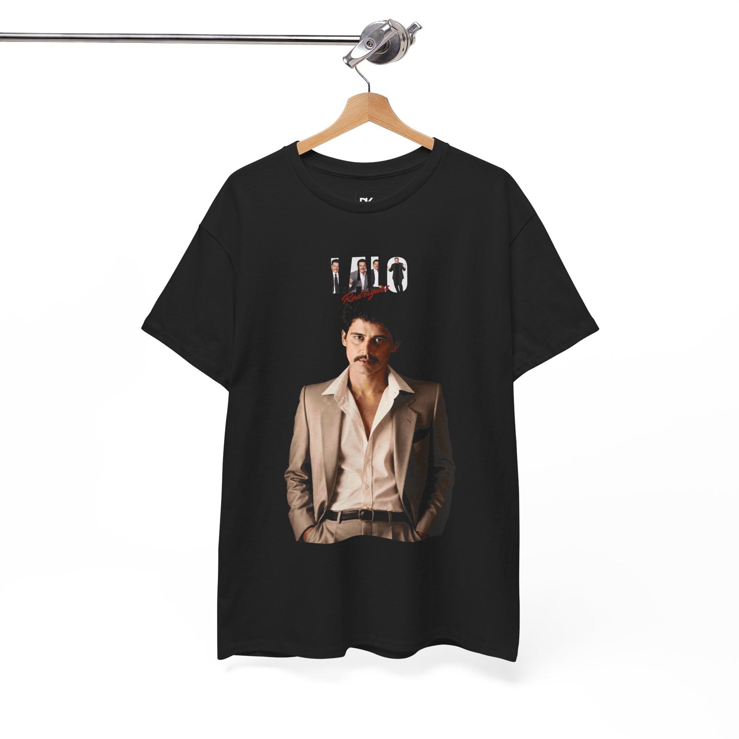 Lalo Retro  Portrait Tee | Vintage Suit Photo, 1980s Style