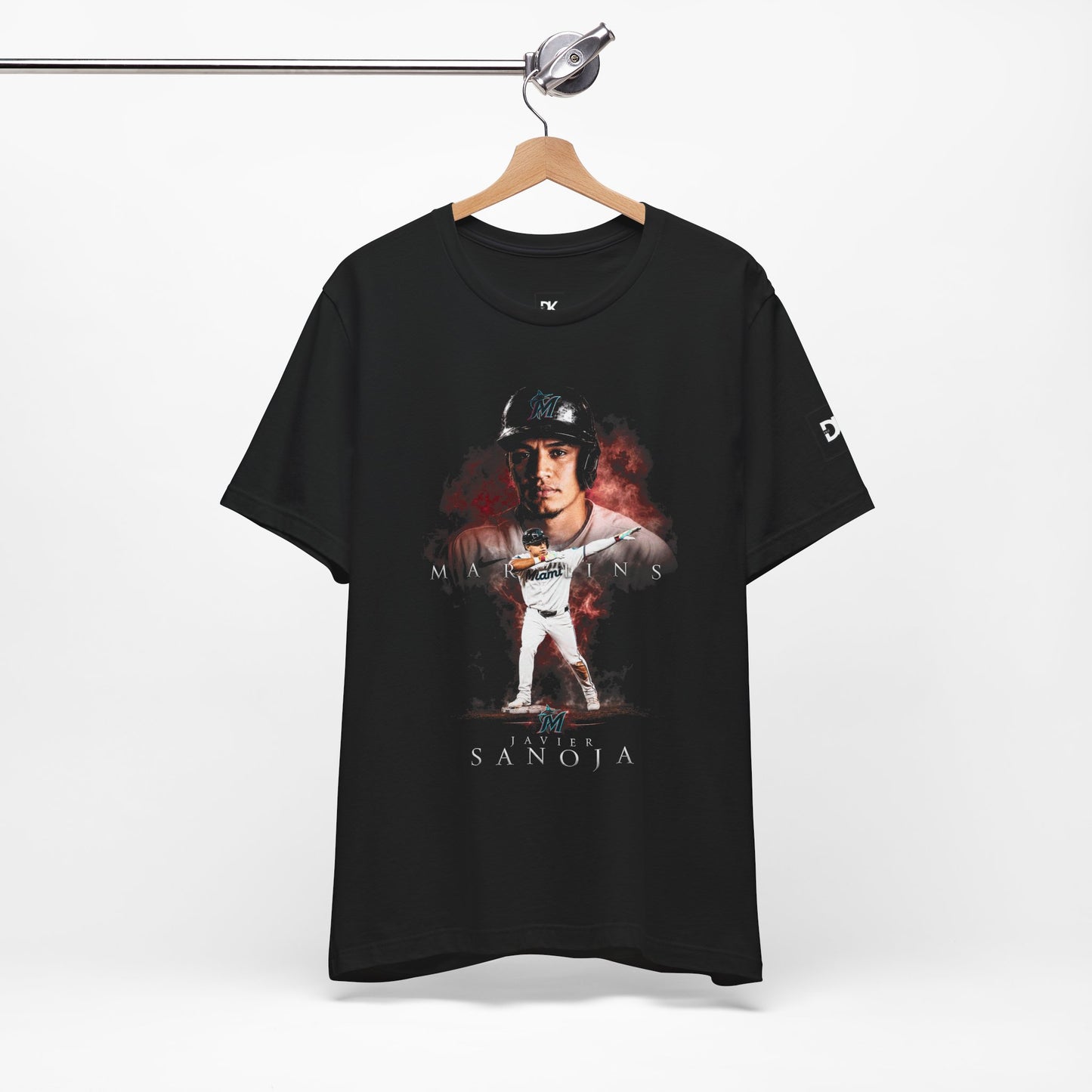 Javier Sanoja Miami Baseball Fan Art Tee | Venezuelan Baseball Player Graphic Shirt | Miami Baseball Fan Gift